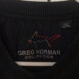 Gregg Norman Black crew neck sweater